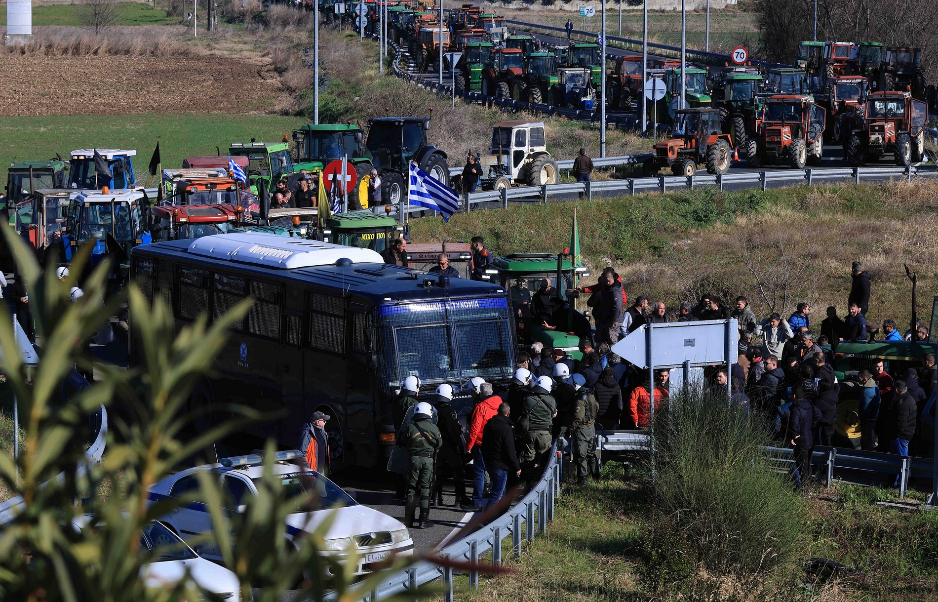 Κινητοποιήσεις αγροτών στη Θεσσαλία