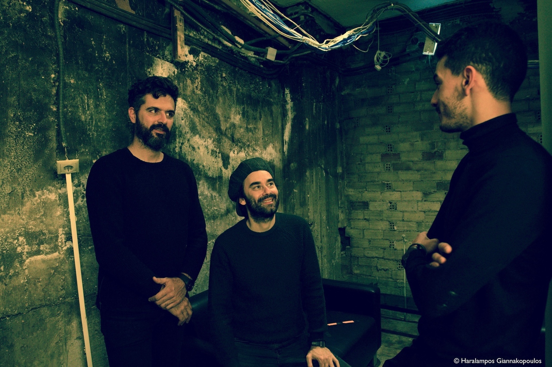 Ο Πέτρος Κλαμπάνης, ο Ο Ανδρέας Πολυζωγόπουλος και ο Wajdi Riahi 