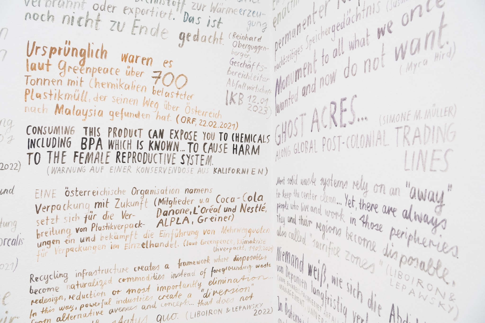 τοπία των σκουπιδιών