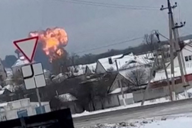 Το μεταγωγικό αεροσκάφος τύπου IL-76 που συνετρίβη