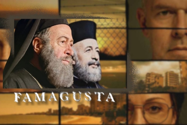 Ο Γρηγόρης Βαλτινός ως Αρχιεπίσκοπος Μακάριος στη "Famagusta"