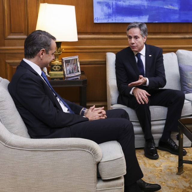 Μπλίνκεν, Μητσοτάκης