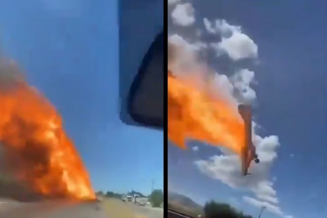 Βίντεο σοκ από τη Χιλή: Πυροσβεστικό αεροσκάφος συνετρίβη σε αυτοκινητόδρομο