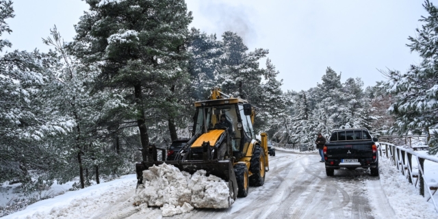Χιονόπτωση στην Αττική