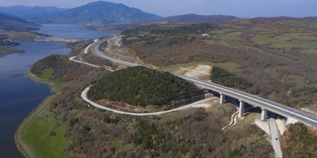 Ε65: Στο 40% η πρόοδος των έργων στο Βόρειο Τμήμα, ολοκληρώνεται το Νότιο