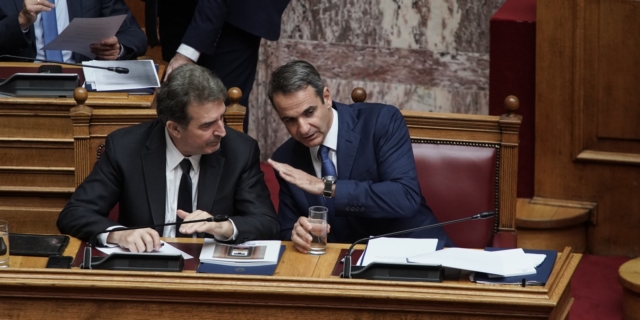 Κυριάκος Μητσοτάκης και Μιχάλης Χρυσοχοϊδης