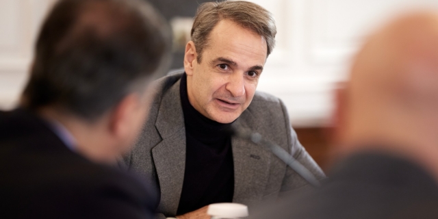 Ο Πρωθυπουργός Κυριάκος Μητσοτάκης συναντήθηκε το πρωί στο Μέγαρο Μαξίμου με τον Πρόεδρο του ομίλου FOURLIS Βασίλη Φουρλή και τον Andrea Colzani, Category Distribution Manager του ομίλου Inter IKEA.