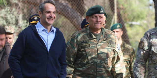 Ο Κυριάκος Μητσοτάκης μαζί με τον Κωνσταντίνο Φλώρο