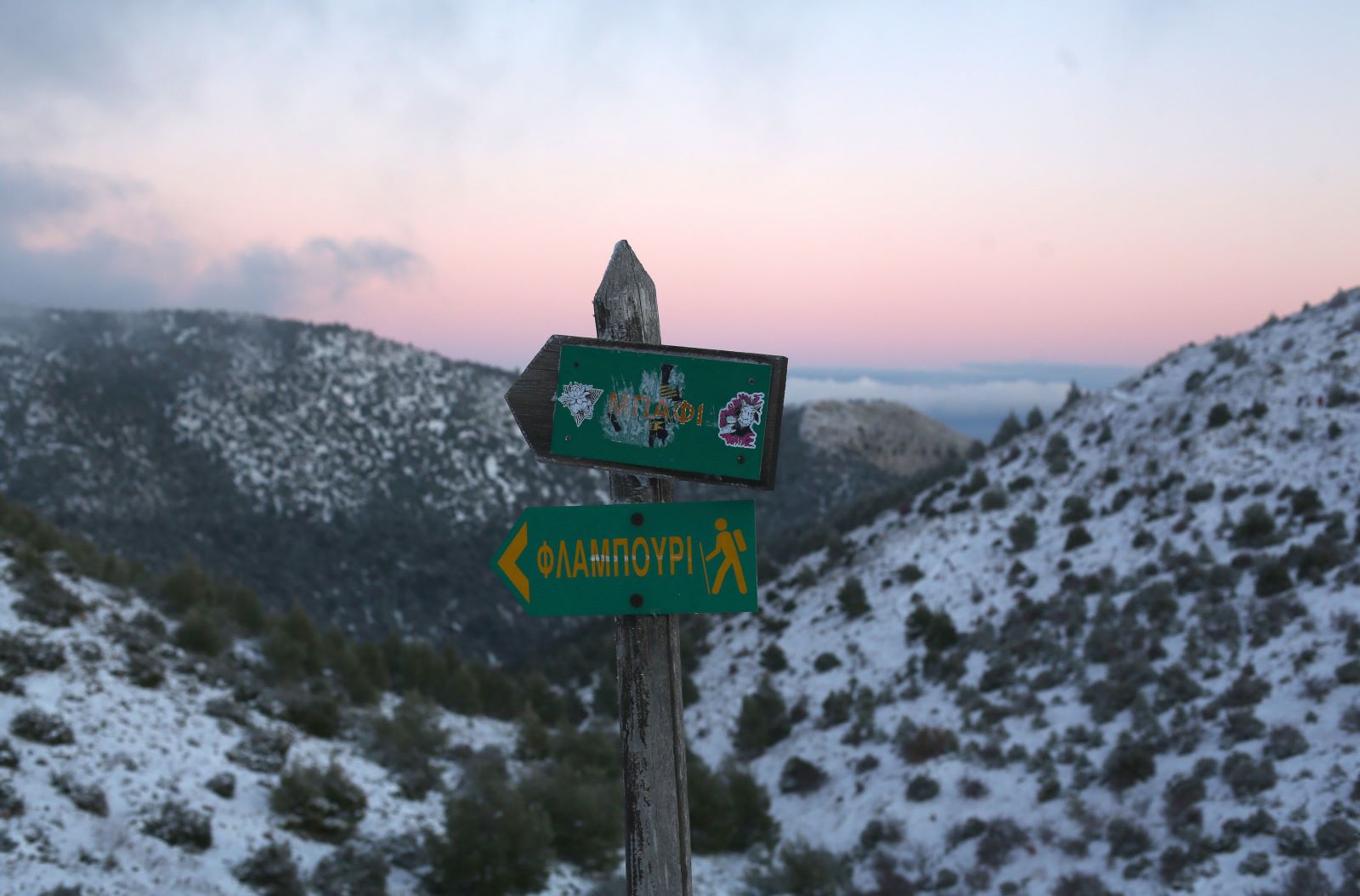Χιόνια στην Πάρνηθα