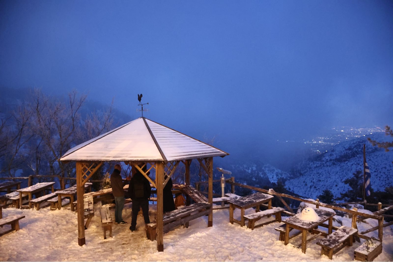 Χιόνια στην Πάρνηθα