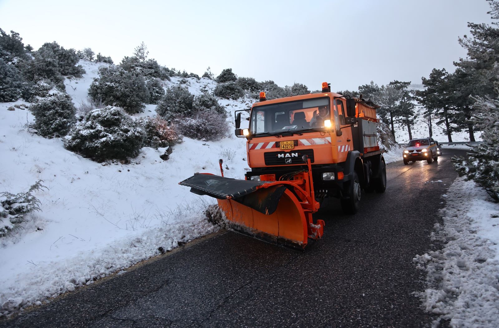 Χιόνια στην Πάρνηθα