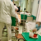 Τα ράντζα στην εφημερία του Νοσοκομείου «Αττικόν» (φωτογραφία αρχείου)