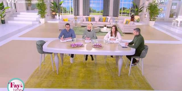 Φαίη Σκορδά: Άδειο το πλατό του “Fay’s Time” – Τι είπαν οι συνεργάτες της