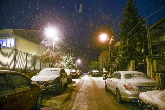 Χιονόπτωση στη Θεσσαλονίκη