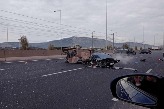 Τροχαίο στην Αττική Οδό