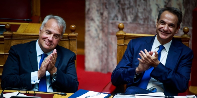 Κυριάκος Μητσοτάκης και Μάκης Βορίδης