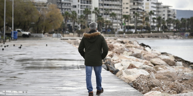Χειμωνιάτικος καιρός στην Αθήνα