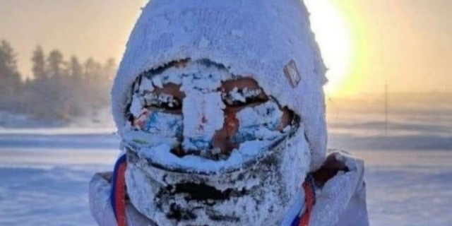 Μαραθωνοδρόμος τερμάτισε… “κατεψυγμένος” στη Σιβηρία με θερμοκρασία -54,9 C