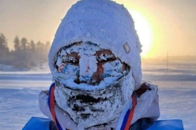 Μαραθωνοδρόμος τερμάτισε… “κατεψυγμένος” στη Σιβηρία με θερμοκρασία -54,9 C