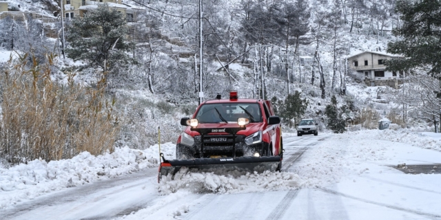 Χιονόπτωση στην Αττική, Τρίτη 30 Ιανουαρίου 2024