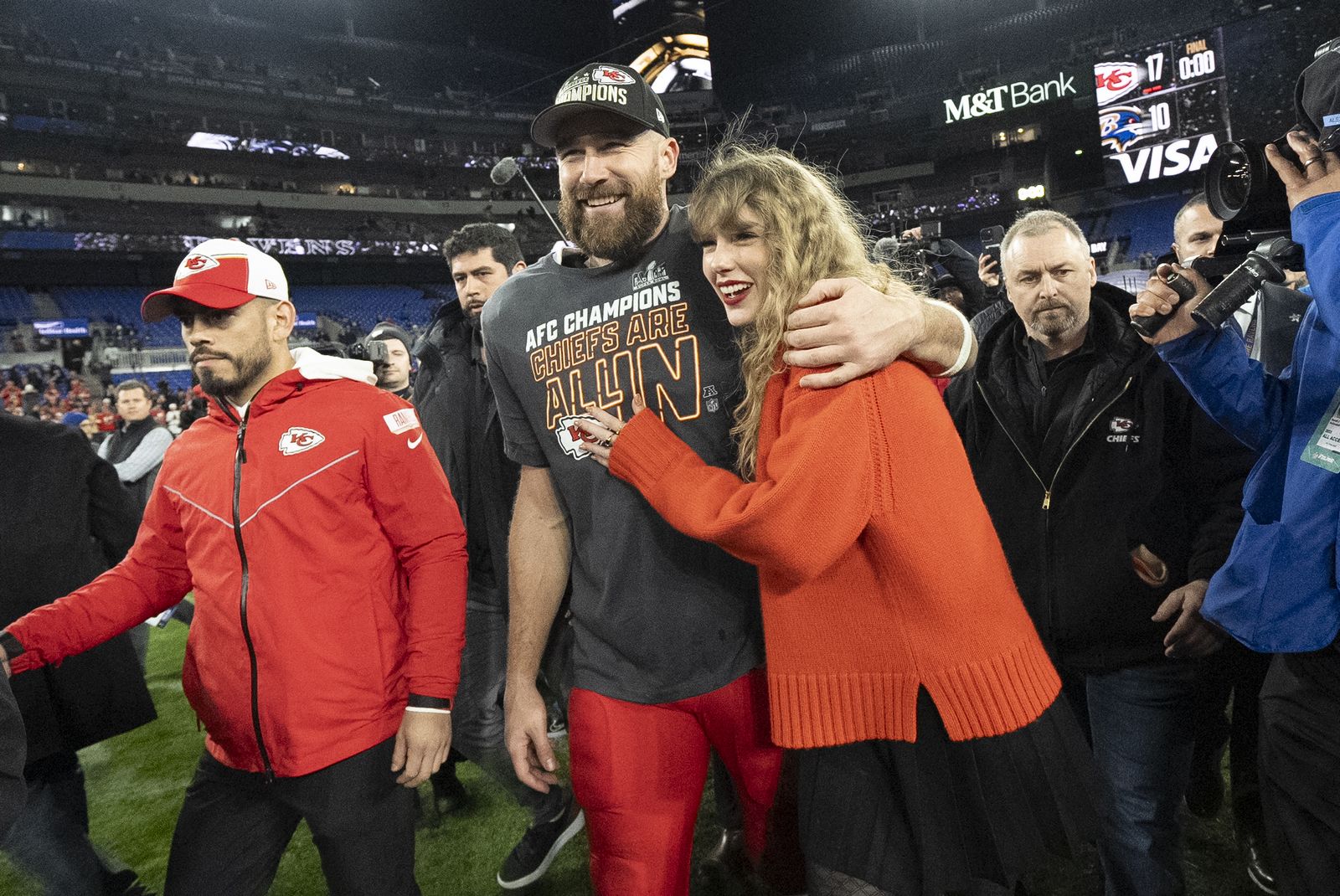 Ο Travis Kelce και η Taylor Swift 
