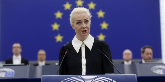 Η Γιούλια Ναβάλναγια στο Ευρωπαϊκό Κοινοβούλιο