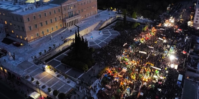 Αγροτικό συλλαλητήριο στο Σύνταγμα