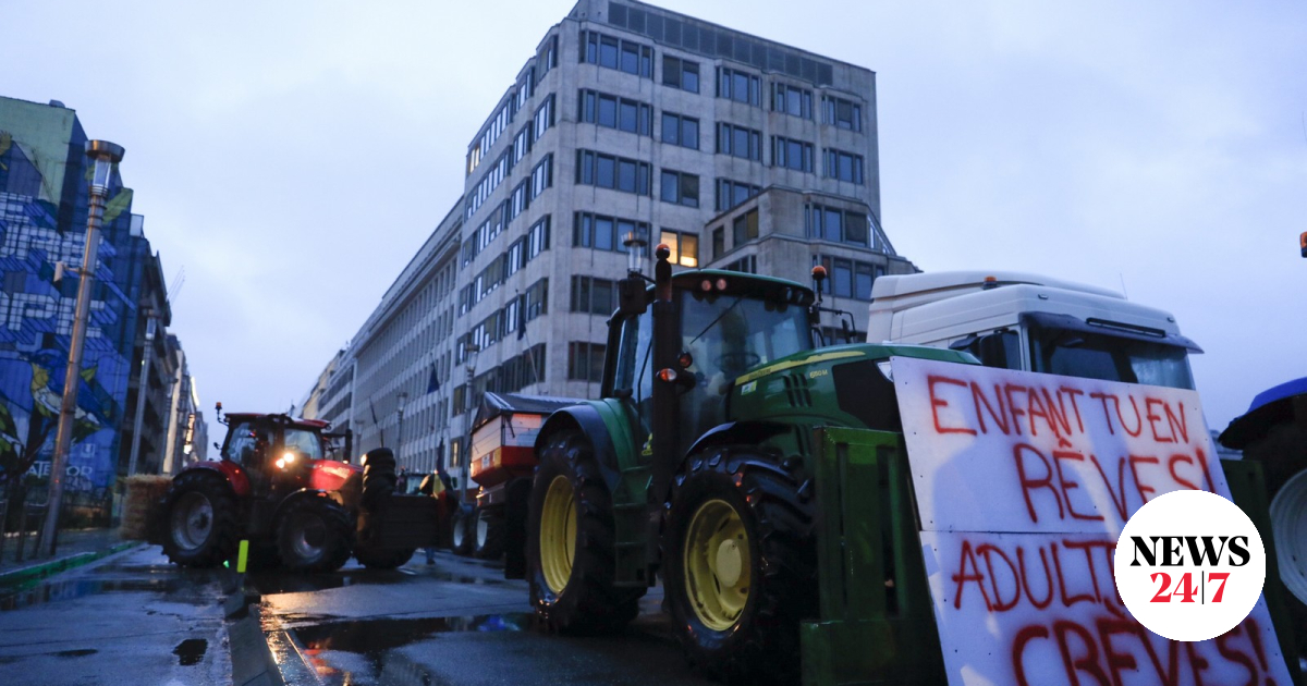 Αγρότες: Χιλιάδες τρακτέρ στις Βρυξέλλες για το Συμβούλιο των υπουργών Γεωργίας