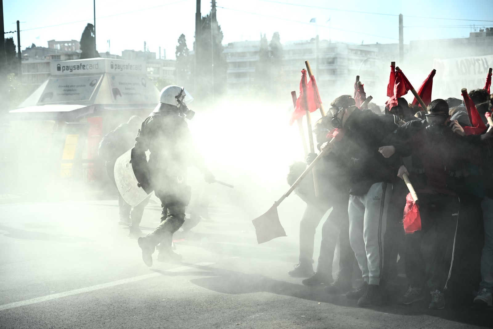 Επεισόδια στο πανεκπαιδευτικό συλλαλητήριο