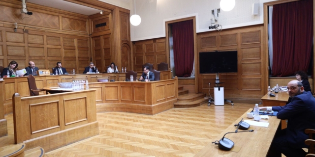 Από συνεδρίαση της Εξεταστικής Επιτροπής για το δυστύχημα των Τεμπών