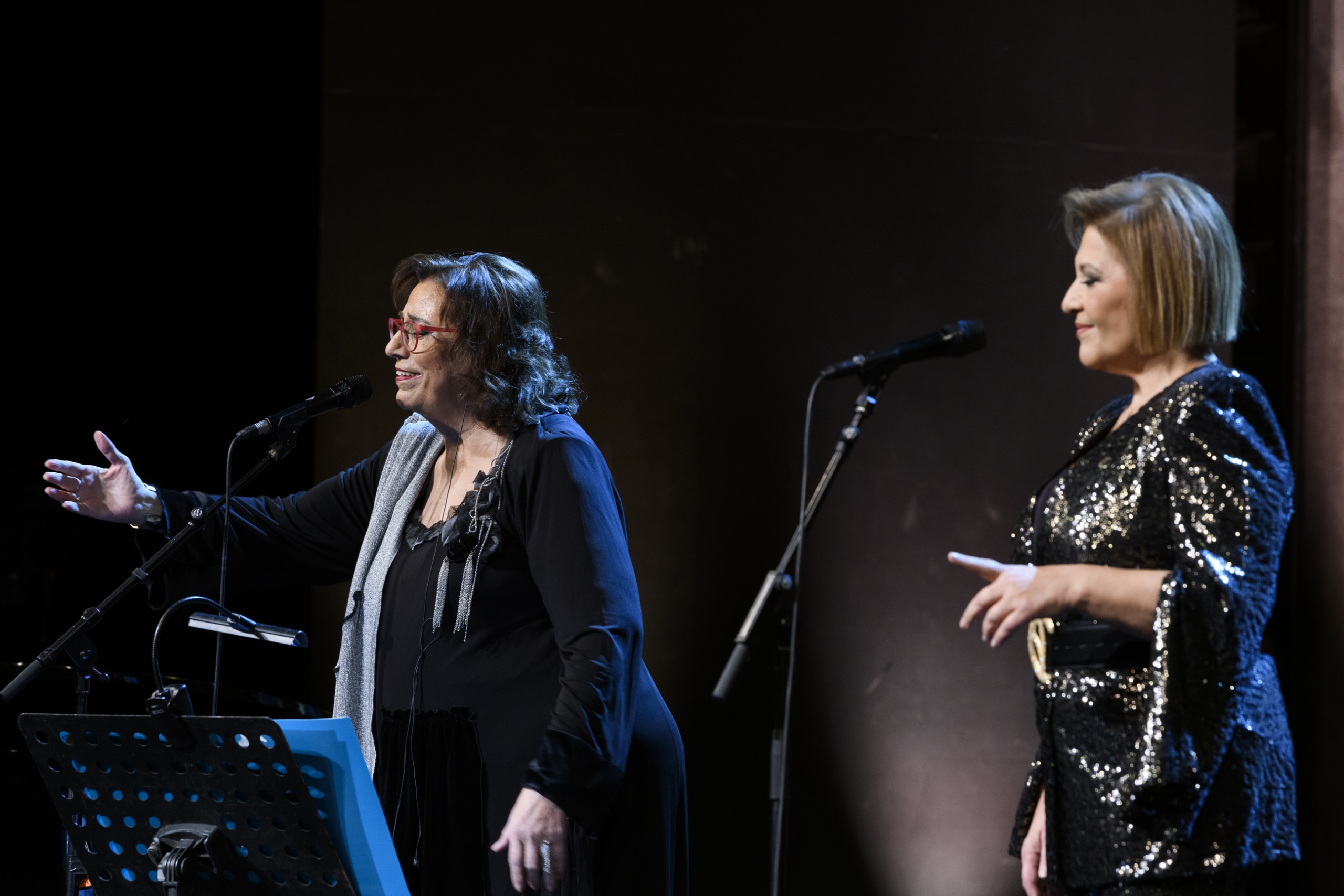 Μαρία Φαραντούρη και Γιώτα Νέγκα