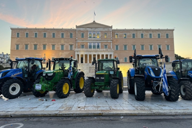 Αγροτικό συλλαλητήριο στο Σύνταγμα