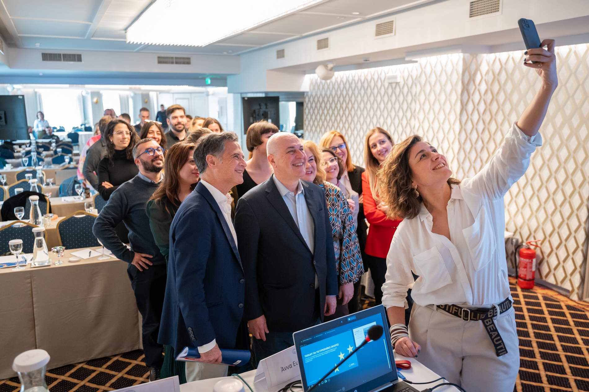 O Jesus Carmona στο Media Bootcamp που διοργάνωσε το γραφείο του ΕΚ στην Ελλάδα