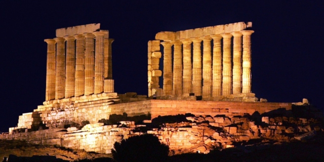 Ο Ναός του Ποσειδώνα στο Σούνιο