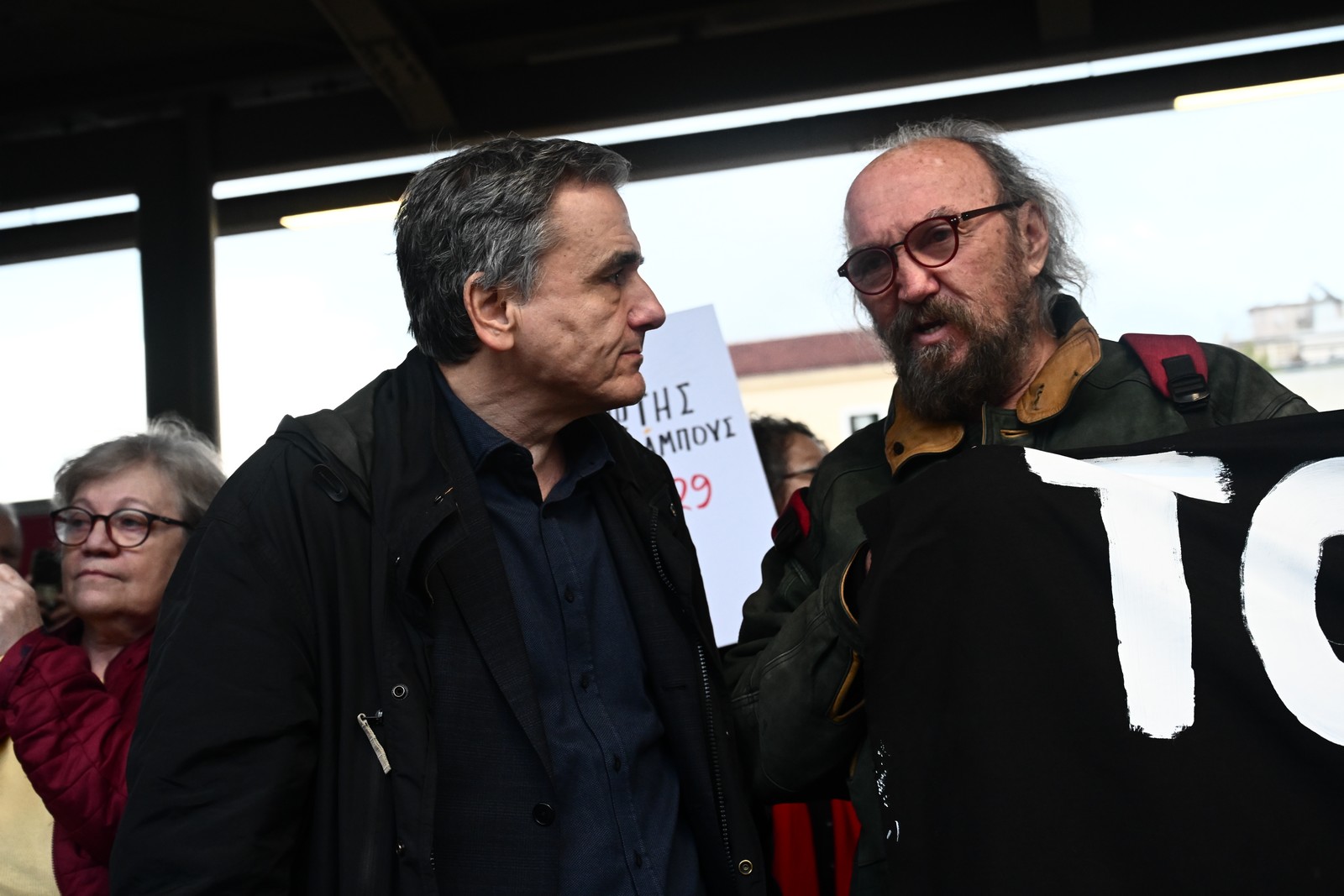 Παρέμβαση της Νέας Αριστεράς στον Σταθμό Λαρίσης