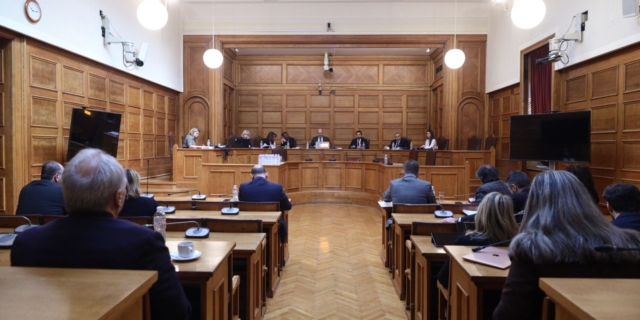 Από τις εργασίες της Εξεταστικής Επιτροπής για την διερεύνηση του δυστυχήματος των Τεμπών.