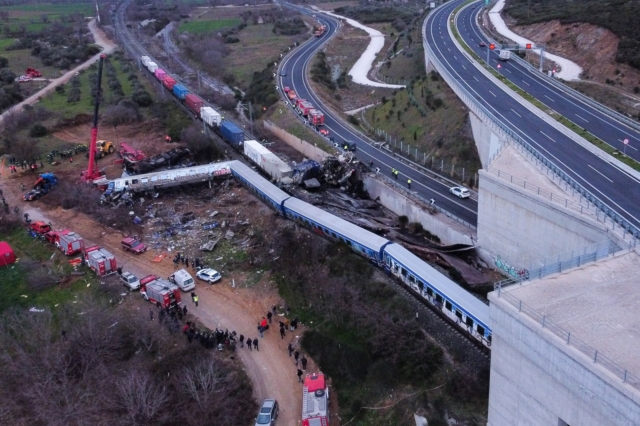 Τέμπη: Φωτογραφία από την τραγωδία