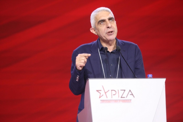 Ο Γιώργος Τσίπρας τοποθετείται στο Συνέδριο του ΣΥΡΙΖΑ - ΠΣ