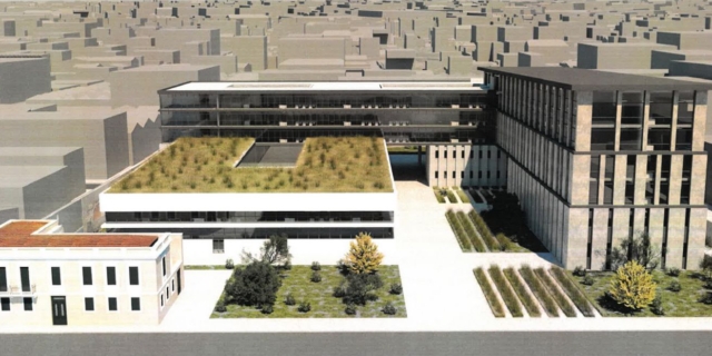 Μακέτες με τα νέα Δικαστήρια Πειραιά στο ακίνητο της Dimand στον Άγιο Διονύσιο