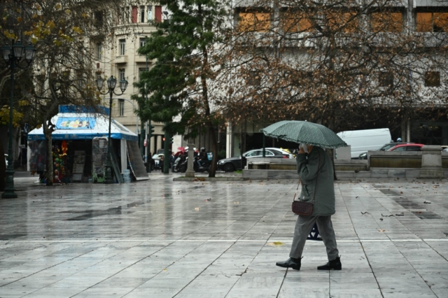 Ισχυρή βροχόπτωση στην Αθήνα