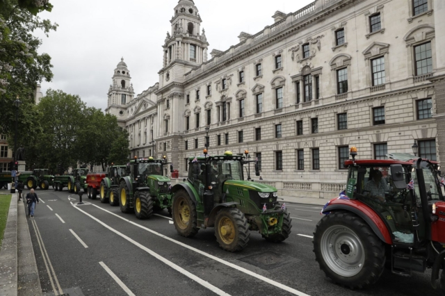 Διαδήλωση αγροτών στο Λονδίνο (φωτογραφία αρχείου)