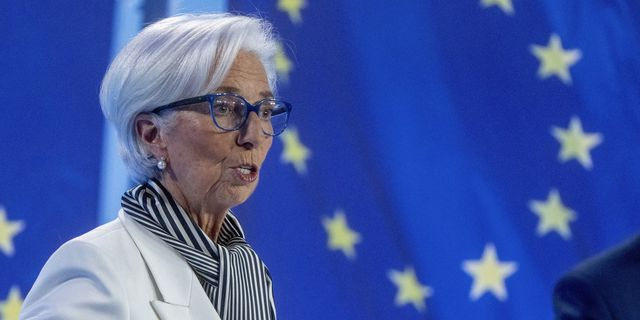 Η πρόεδρος της Ευρωπαϊκής Κεντρικής Τράπεζας , Κριστίν Λαγκάρντ