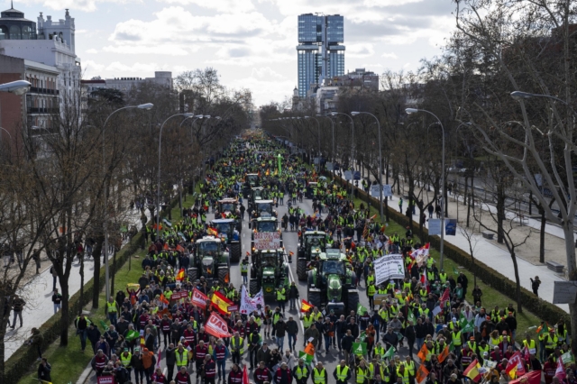 Διαδηλώσεις αγροτών στην Ευρώπη