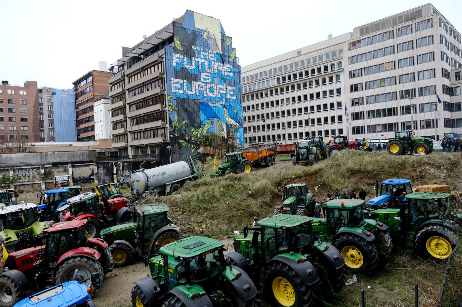 Αγροτικό συλλαλητήριο, Βρυξέλλες