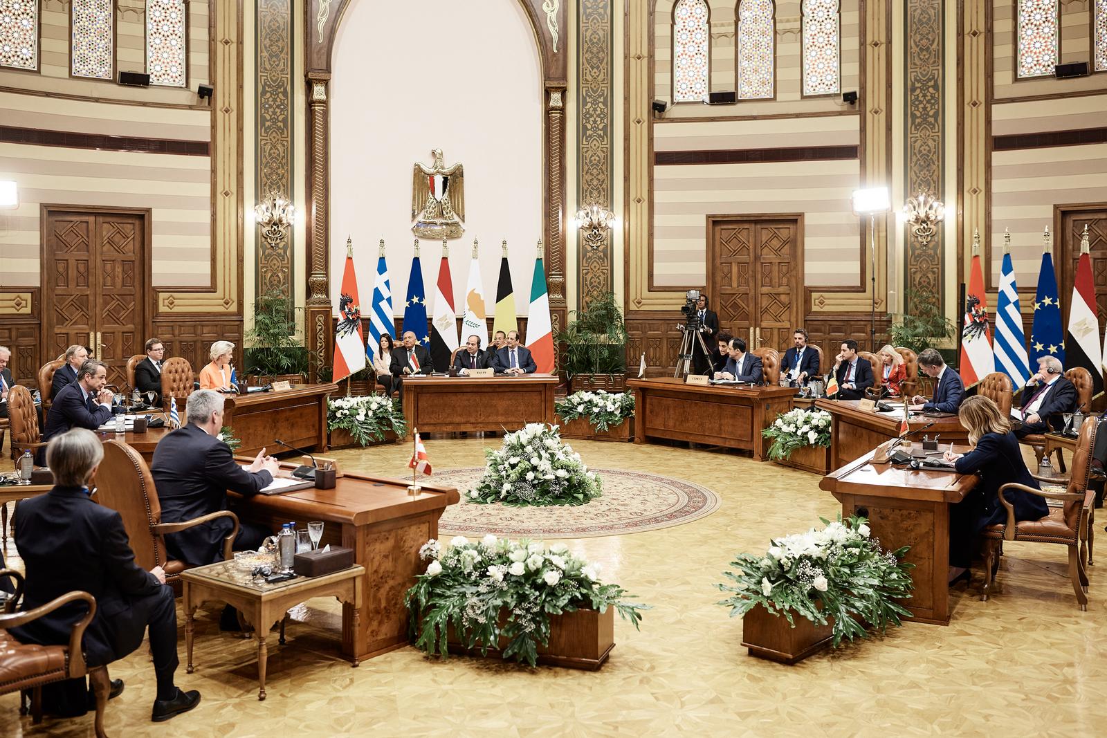 Επίσκεψη του Πρωθυπουργού Κυριάκου Μητσοτάκη στο Κάιρο