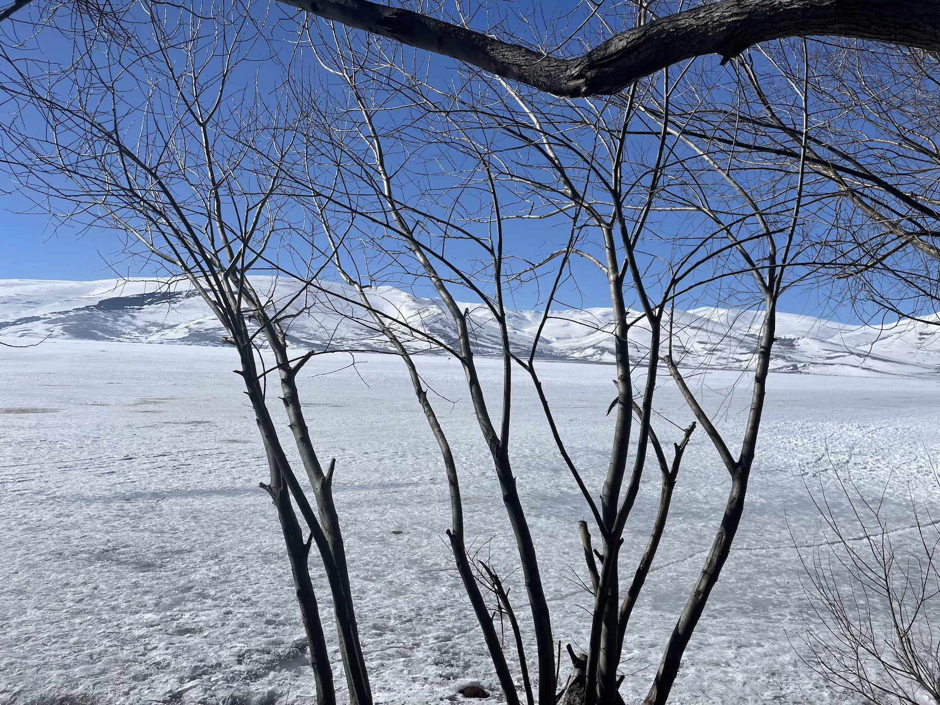 Η παγωμένη λίμνη Cildir