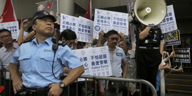 Διαδηλωτές στο Χονγκ Κονγκ