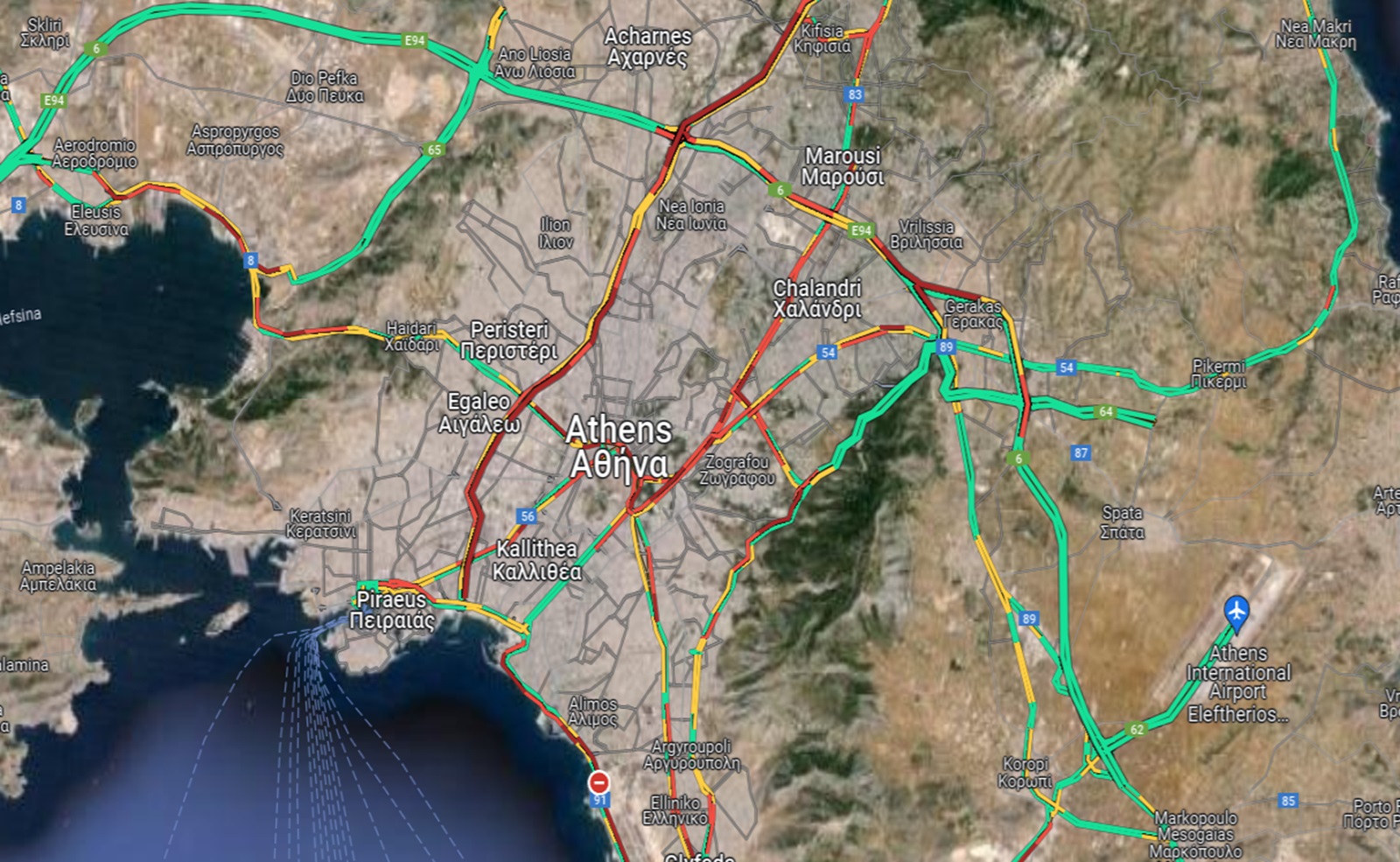 Κίνηση στους δρόμους