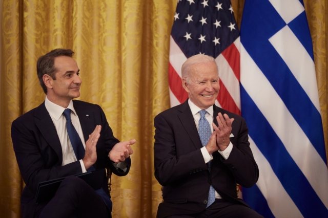 Συνάντηση του Πρωθυπουργού Κυριάκου Μητσοτάκη με τον Πρόεδρο των ΗΠΑ Τζο Μπάιντεν, 16 Μαΐου 2022