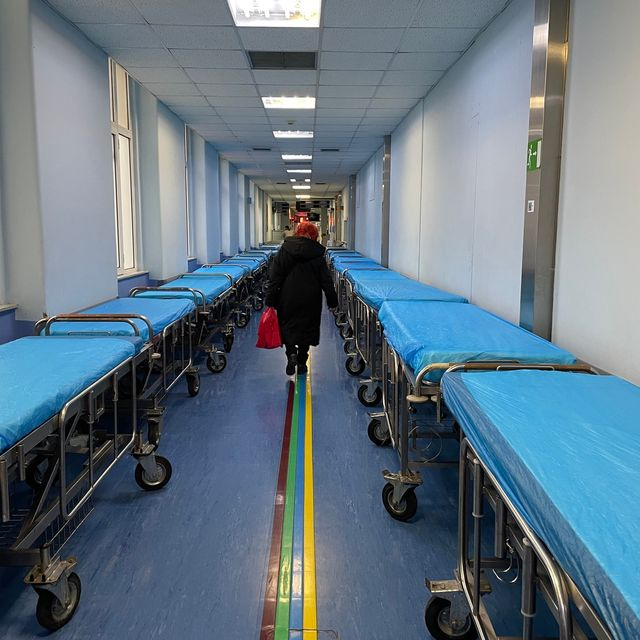 Διάδρομος στο Νοσοκομείο «Ερυθρός Σταύρος»